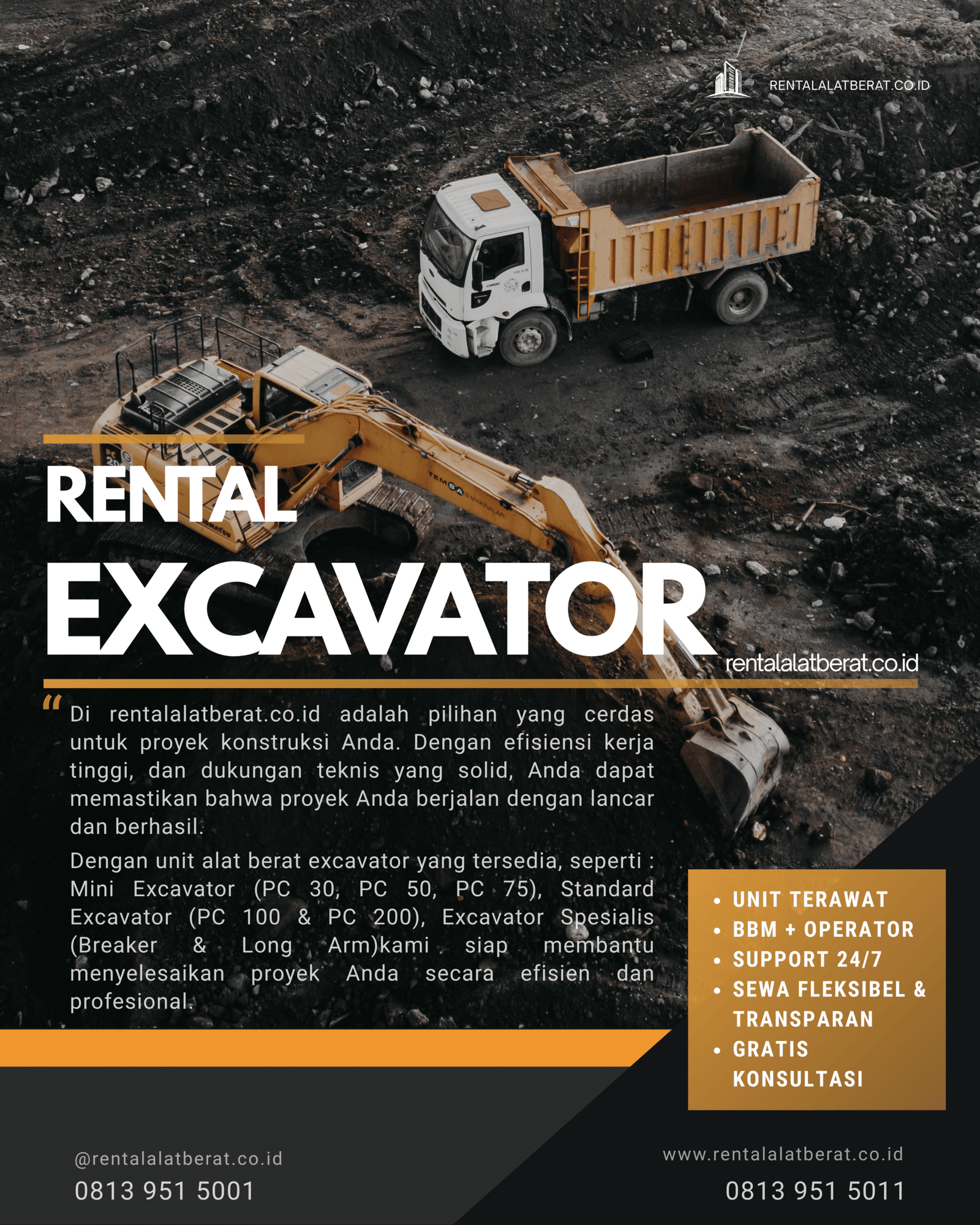 Sewa Excavator untuk Proyek Konstruksi di Jabodetabek 2026